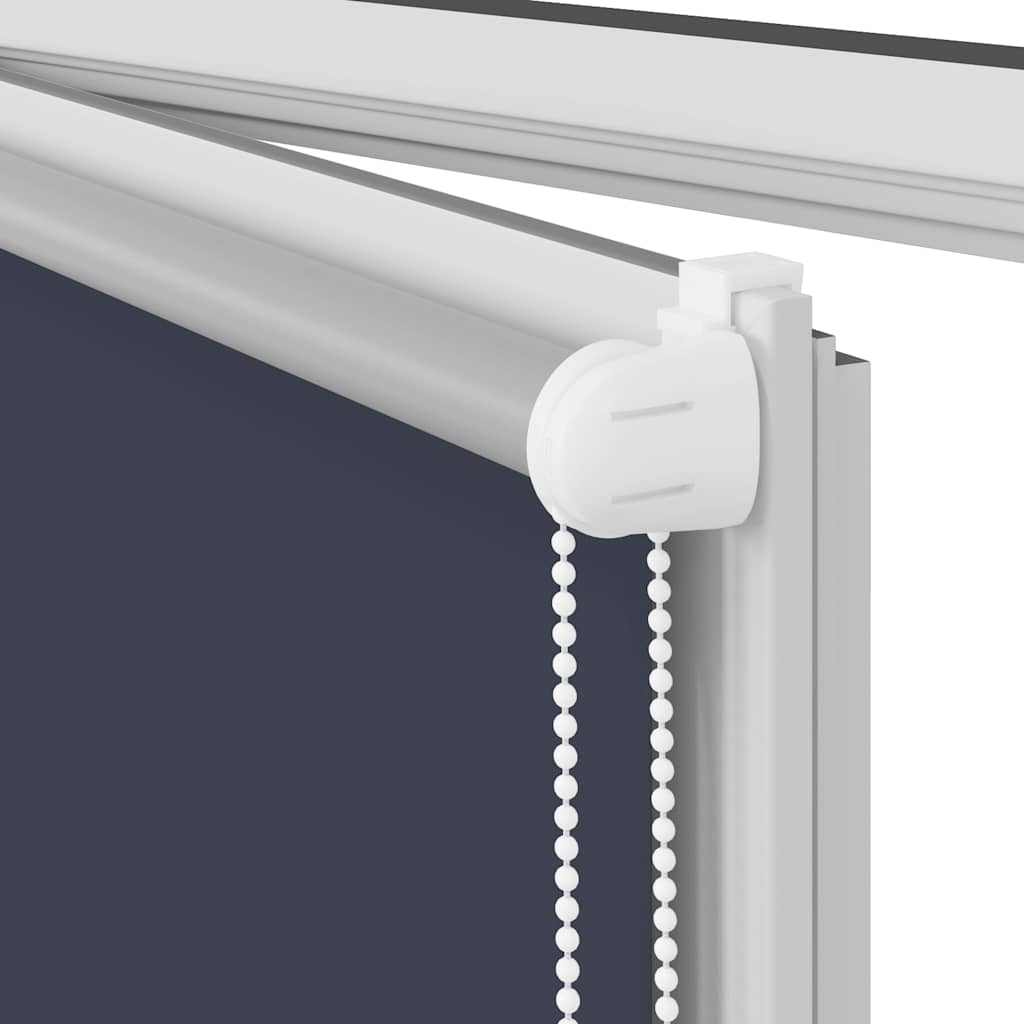 vidaXL Roller blind blackout 164,4x230 cm Fabric Width 160 cm marine