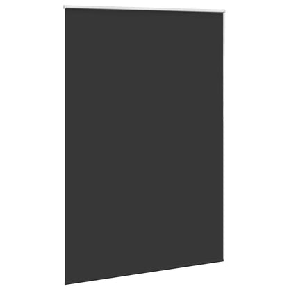 vidaXL Roller blind blackout 164,4x230 cm Fabric Width 160 cm black