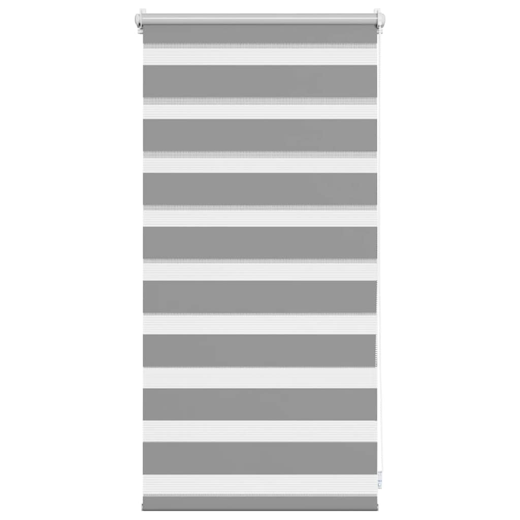 vidaXL Zebra blind 40.9x100 cm Fabric Width 36.7 cm grey