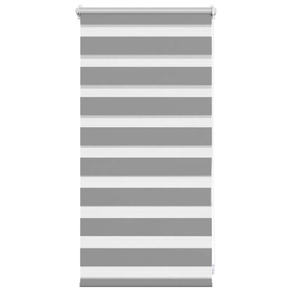 vidaXL Zebra blind 40,9x100 cm Fabric Width 36,7 cm grey