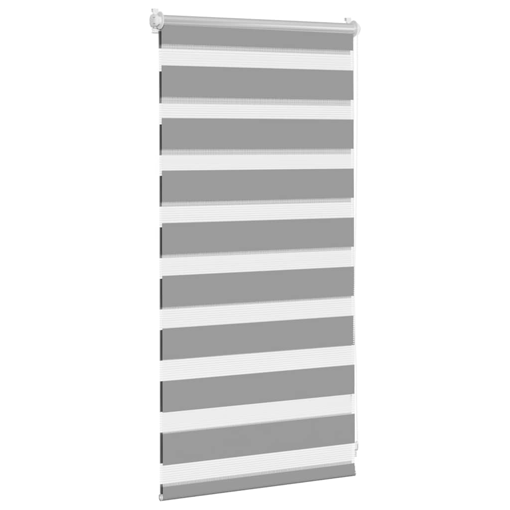vidaXL Zebra blind 40,9x100 cm Fabric Width 36,7 cm grey