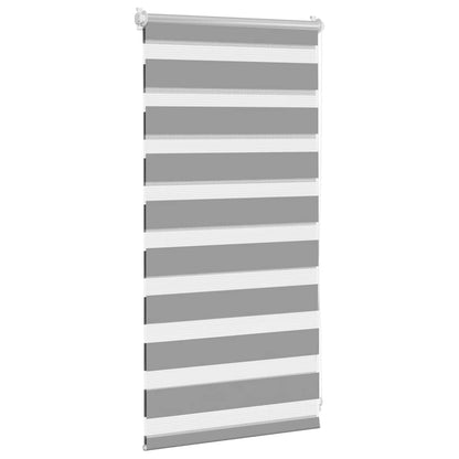 vidaXL Zebra blind 40,9x100 cm Fabric Width 36,7 cm grey