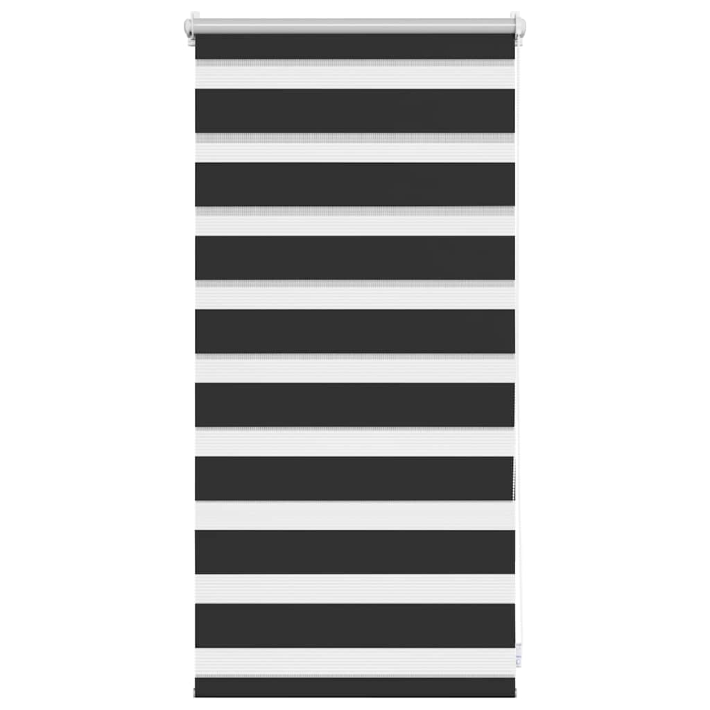 vidaXL Zebra blind 40,9x100 cm Fabric Width 36,7 cm black
