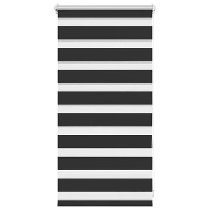 vidaXL Zebra blind 40,9x100 cm Fabric Width 36,7 cm black