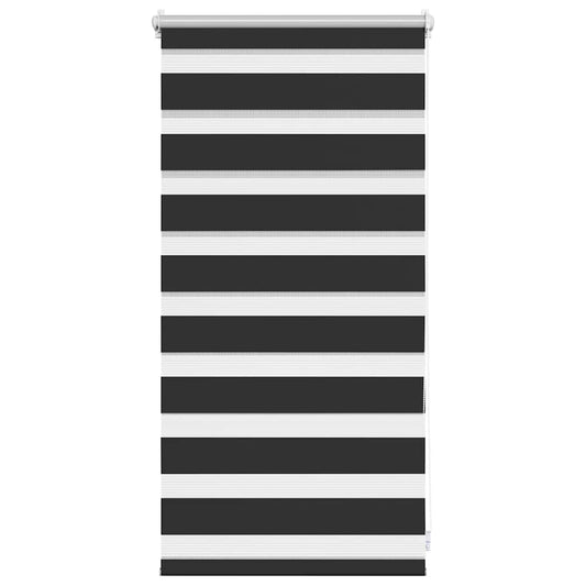 vidaXL Zebra blind 40,9x100 cm Fabric Width 36,7 cm black