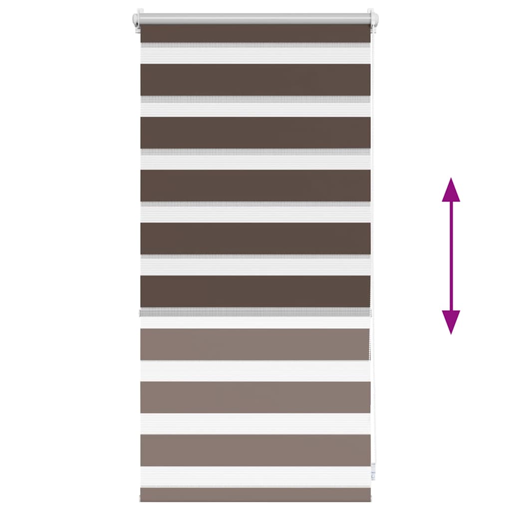 vidaXL Blind | Coffee | 100% Polyester | 40 x 100 cm | Adjustable Armrests