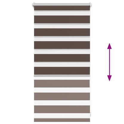 vidaXL Blind | Coffee | 100% Polyester | 40 x 100 cm | Adjustable Armrests