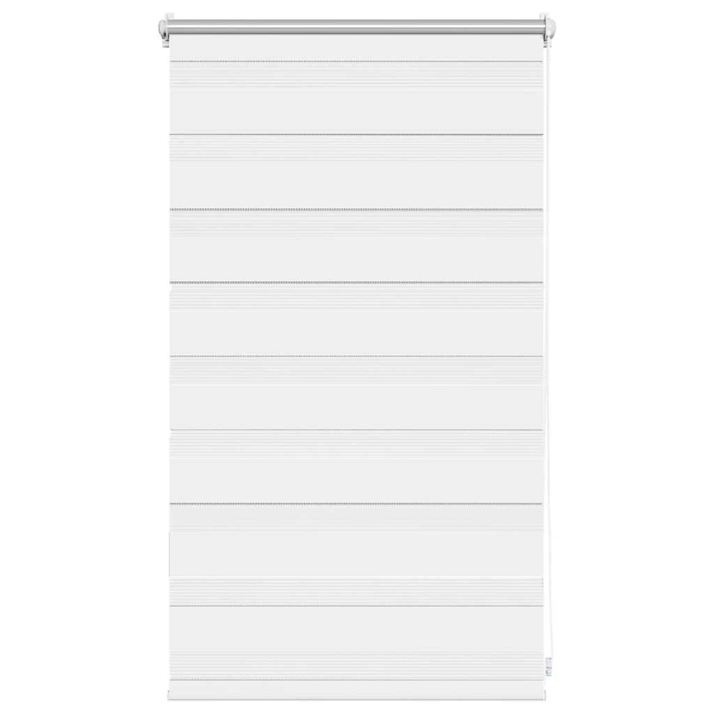 vidaXL Zebra blind 50,9x100 cm Fabric Width 46,7 cm white