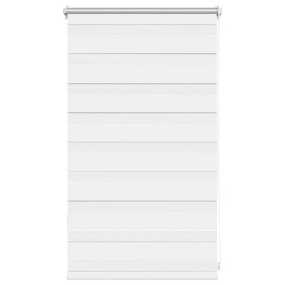vidaXL Zebra blind 50,9x100 cm Fabric Width 46,7 cm white
