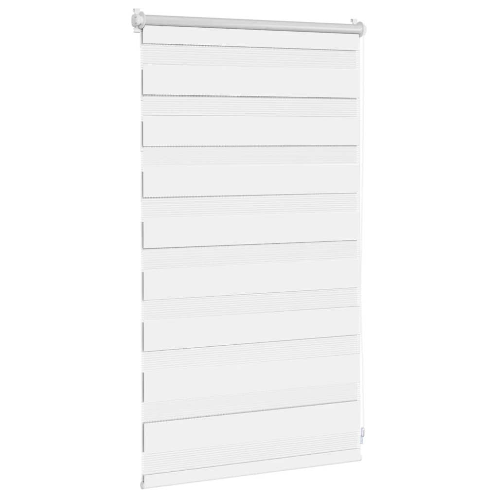 vidaXL Zebra blind 50,9x100 cm Fabric Width 46,7 cm white