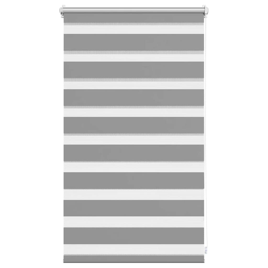 vidaXL Zebra blind 50,9x100 cm Fabric Width 46,7 cm grey