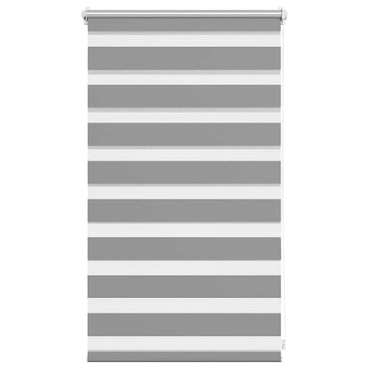 vidaXL Zebra blind 50,9x100 cm Fabric Width 46,7 cm grey