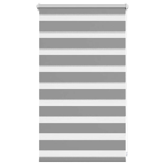 vidaXL Zebra blind 50,9x100 cm Fabric Width 46,7 cm grey