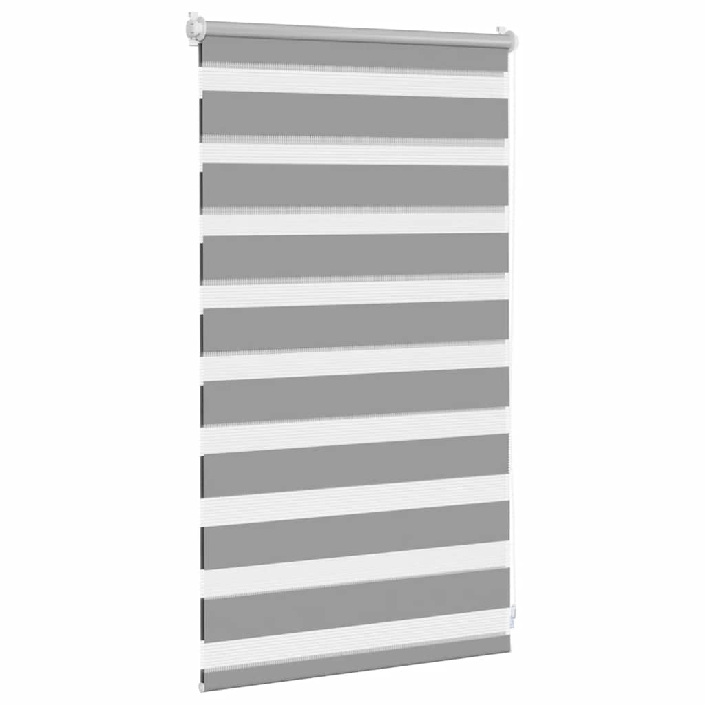 vidaXL Zebra blind 50,9x100 cm Fabric Width 46,7 cm grey