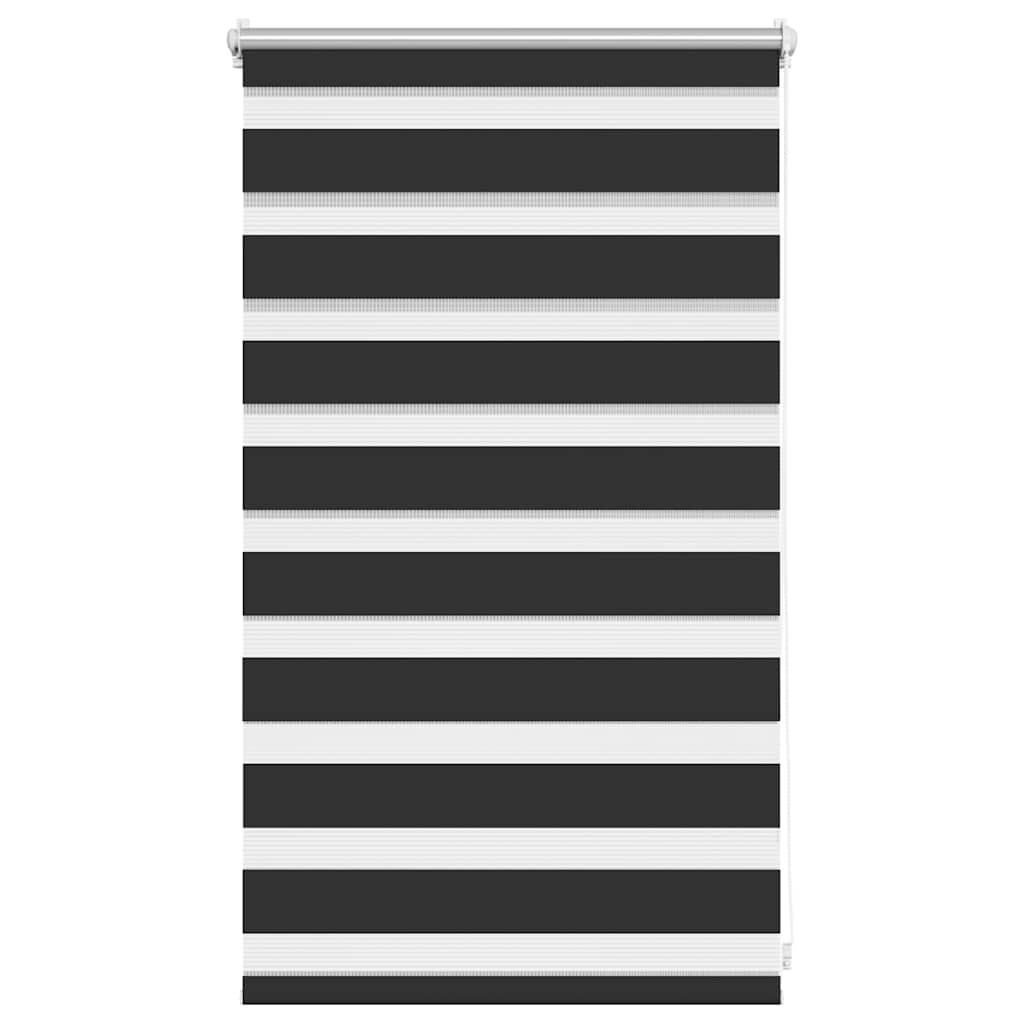 vidaXL Zebra blind 50.9x100 cm Fabric Width 46.7 cm black