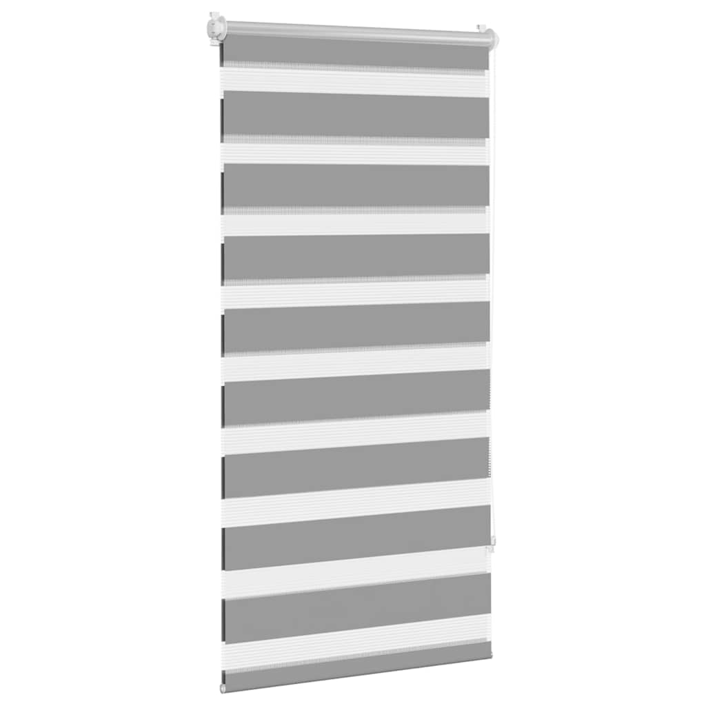 vidaXL Zebra blind 60,9x120 cm Fabric Width 56,7 cm grey