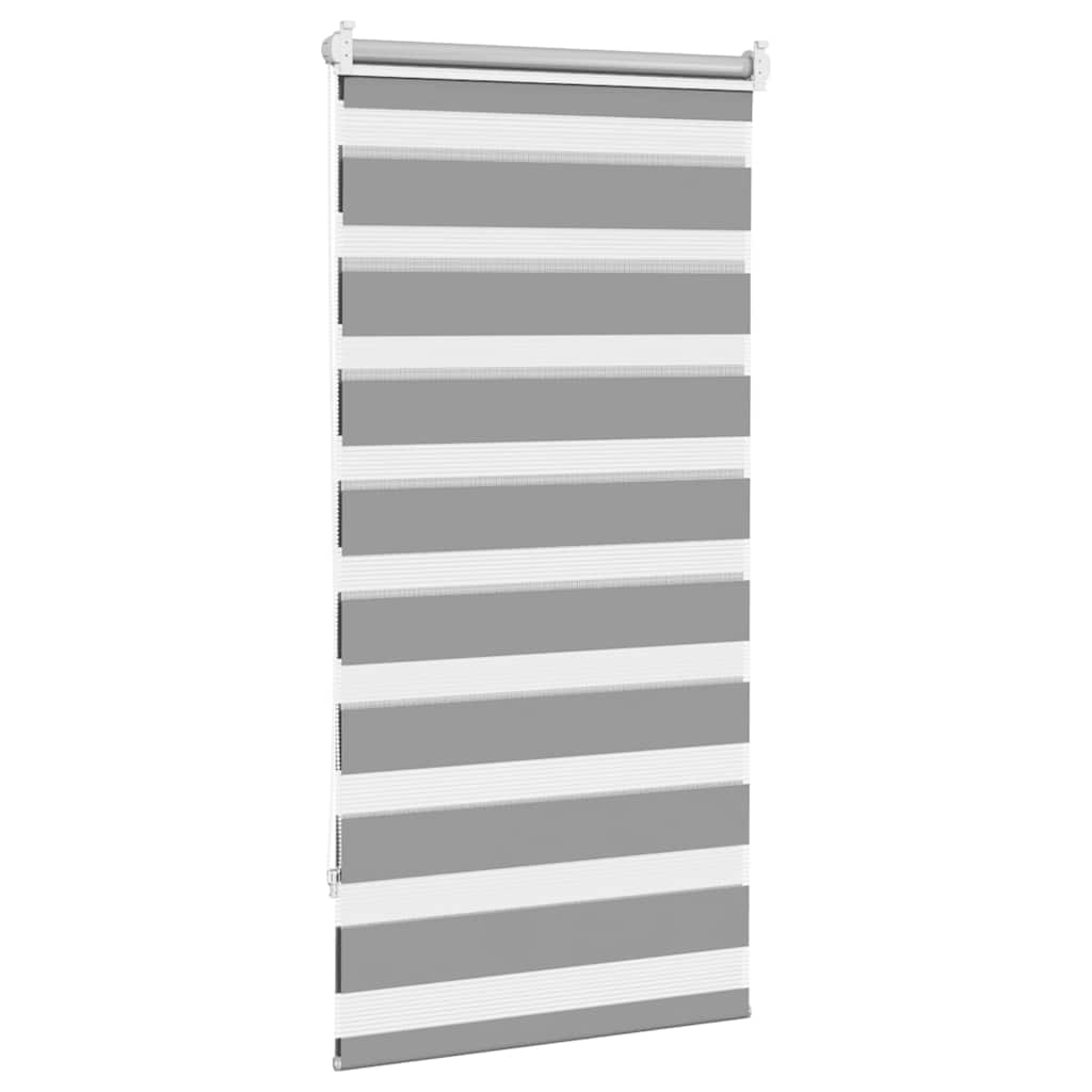 vidaXL Zebra blind 60,9x120 cm Fabric Width 56,7 cm grey