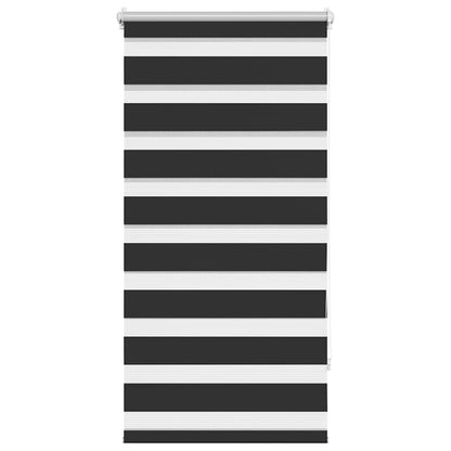 vidaXL Zebra blind 60,9x120 cm Fabric Width 56,7 cm black