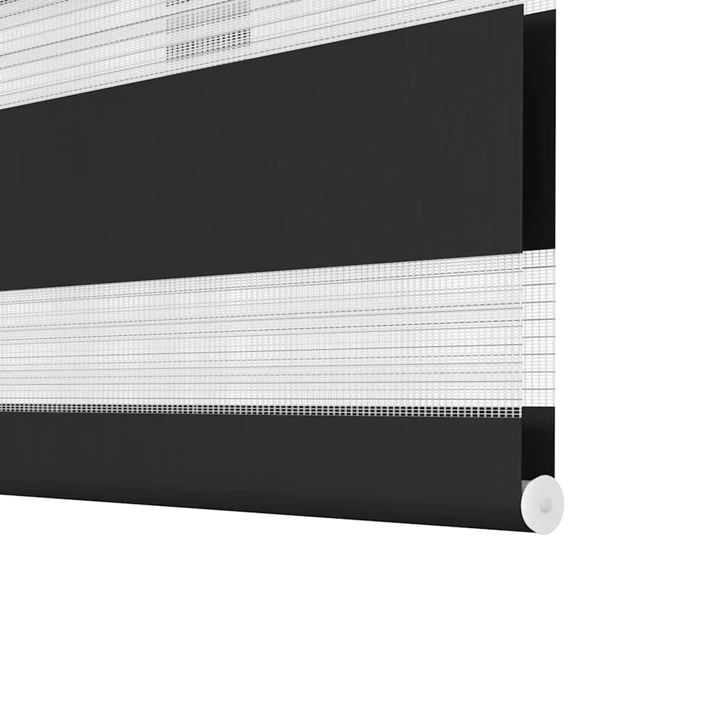 vidaXL Zebra blind 60,9x120 cm Fabric Width 56,7 cm black