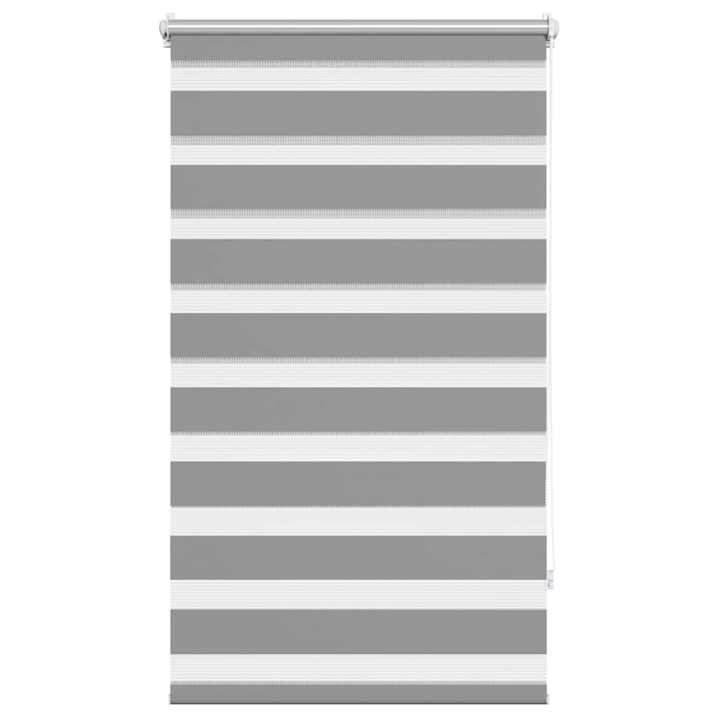 vidaXL Zebra blind 70.9x120 cm Fabric Width 66.7 cm grey