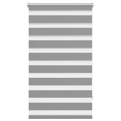 vidaXL Zebra blind 70.9x120 cm Fabric Width 66.7 cm grey
