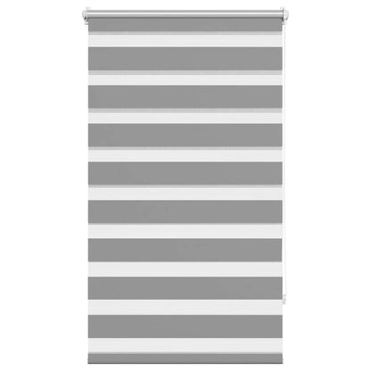 vidaXL Zebra blind 70,9x120 cm Fabric Width 66,7 cm grey