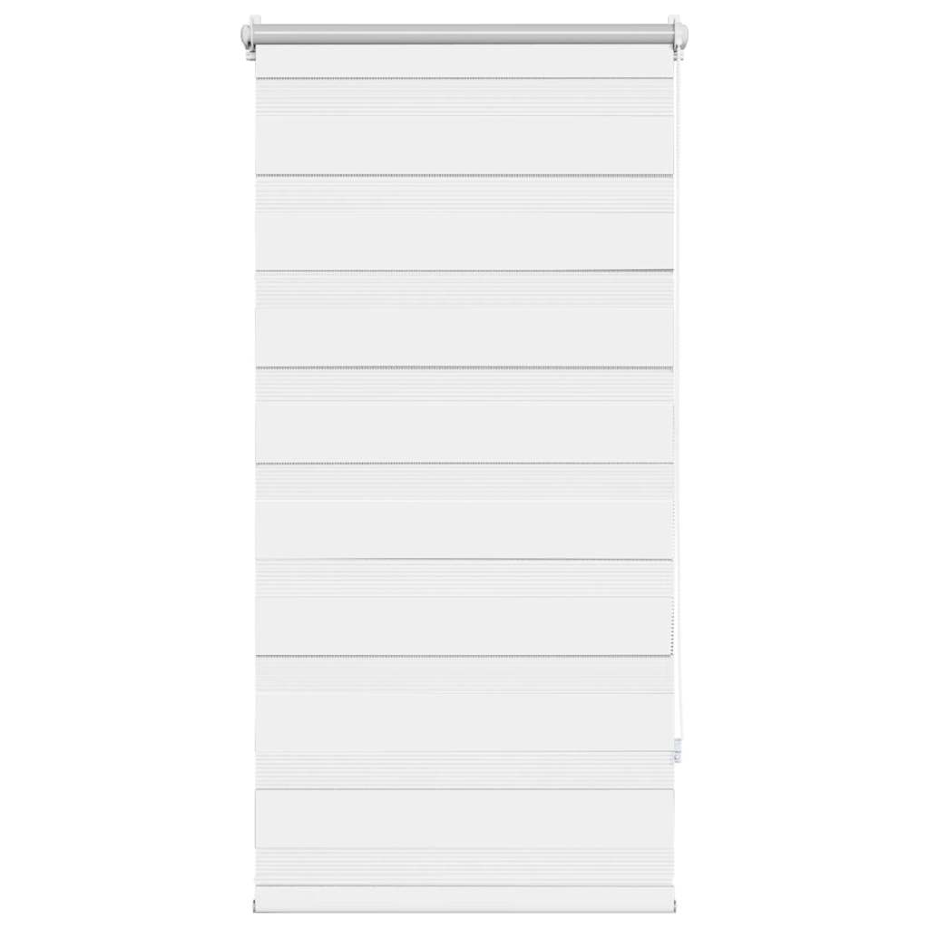 vidaXL Zebra blind 80,9x150 cm Fabric Width 76,7 cm white
