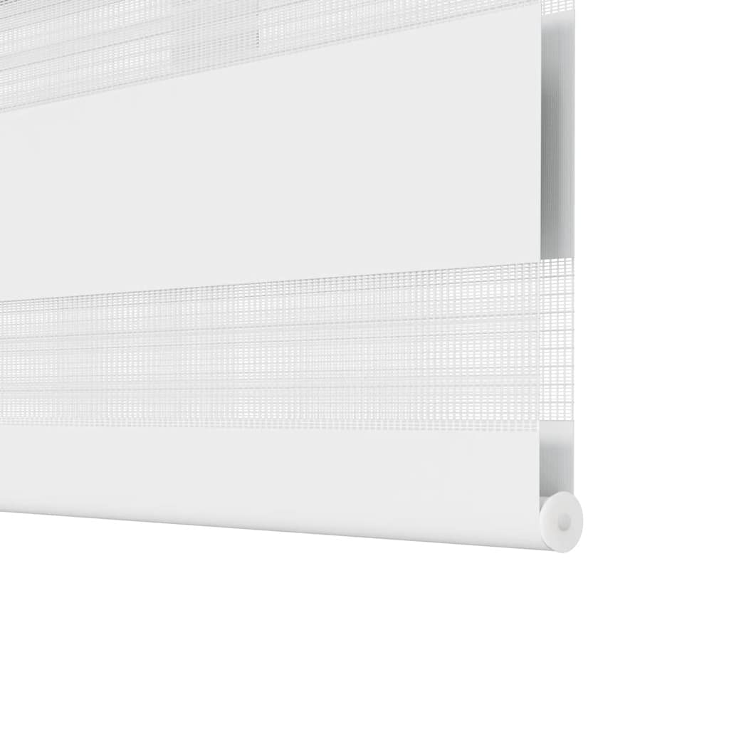vidaXL Zebra blind 80,9x150 cm Fabric Width 76,7 cm white