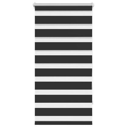 vidaXL Zebra blind 80,9x150 cm Fabric Width 76,7 cm black
