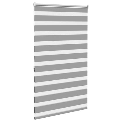 vidaXL Zebra blind 80,9x175 cm Fabric Width 76,7 cm grey