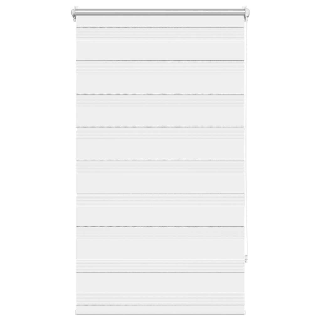 vidaXL Zebra blind 90,9x150 cm Fabric Width 86,7 cm white