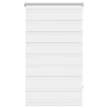 vidaXL Zebra blind 90,9x150 cm Fabric Width 86,7 cm white