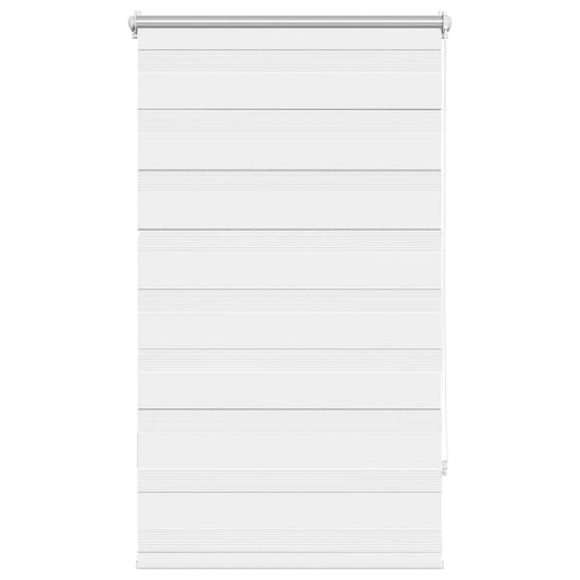 vidaXL Zebra blind 90,9x150 cm Fabric Width 86,7 cm white