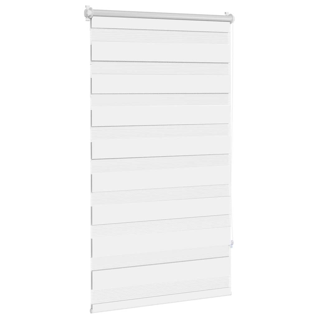 vidaXL Zebra blind 90,9x150 cm Fabric Width 86,7 cm white