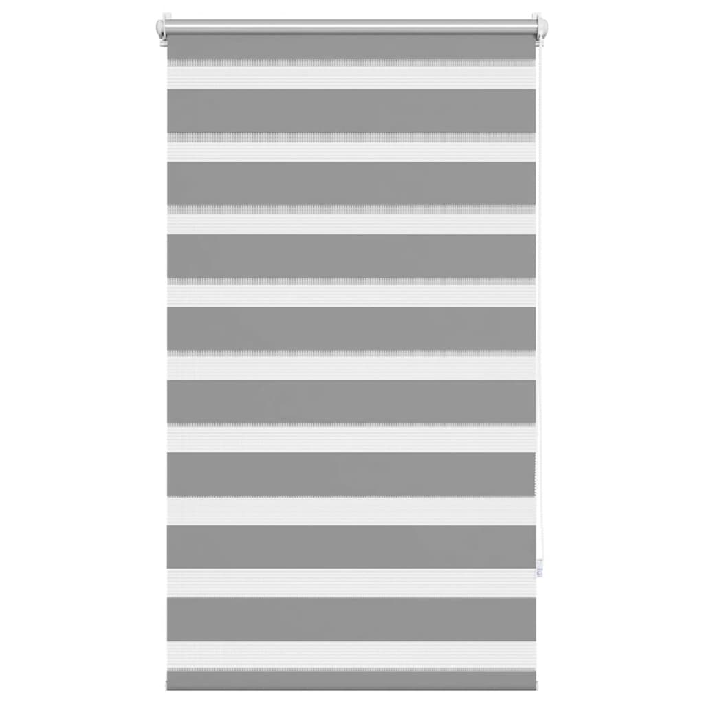 vidaXL Zebra blind 90,9x150 cm Fabric Width 86,7 cm grey