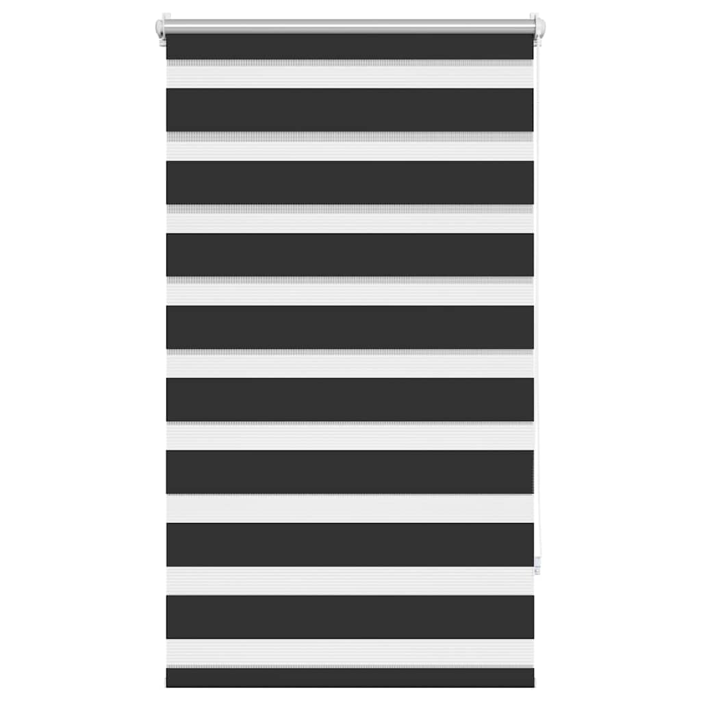 vidaXL Zebra blind 90.9x150 cm Fabric Width 86.7 cm black