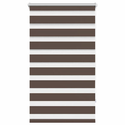 vidaXL Zebra blind 90,9x150 cm Fabric Width 86,7 cm coffee