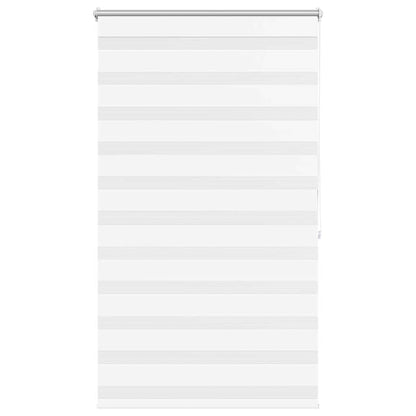 vidaXL Zebra blind 100.9x175 cm Fabric Width 96.7 cm white
