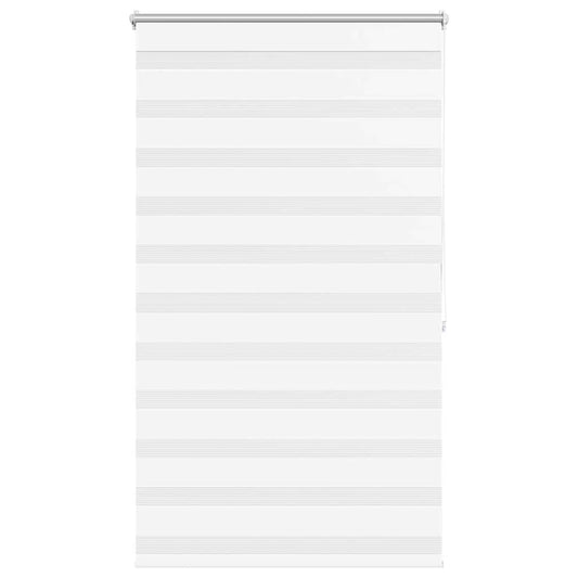 vidaXL Zebra blind 100.9x175 cm Fabric Width 96.7 cm white