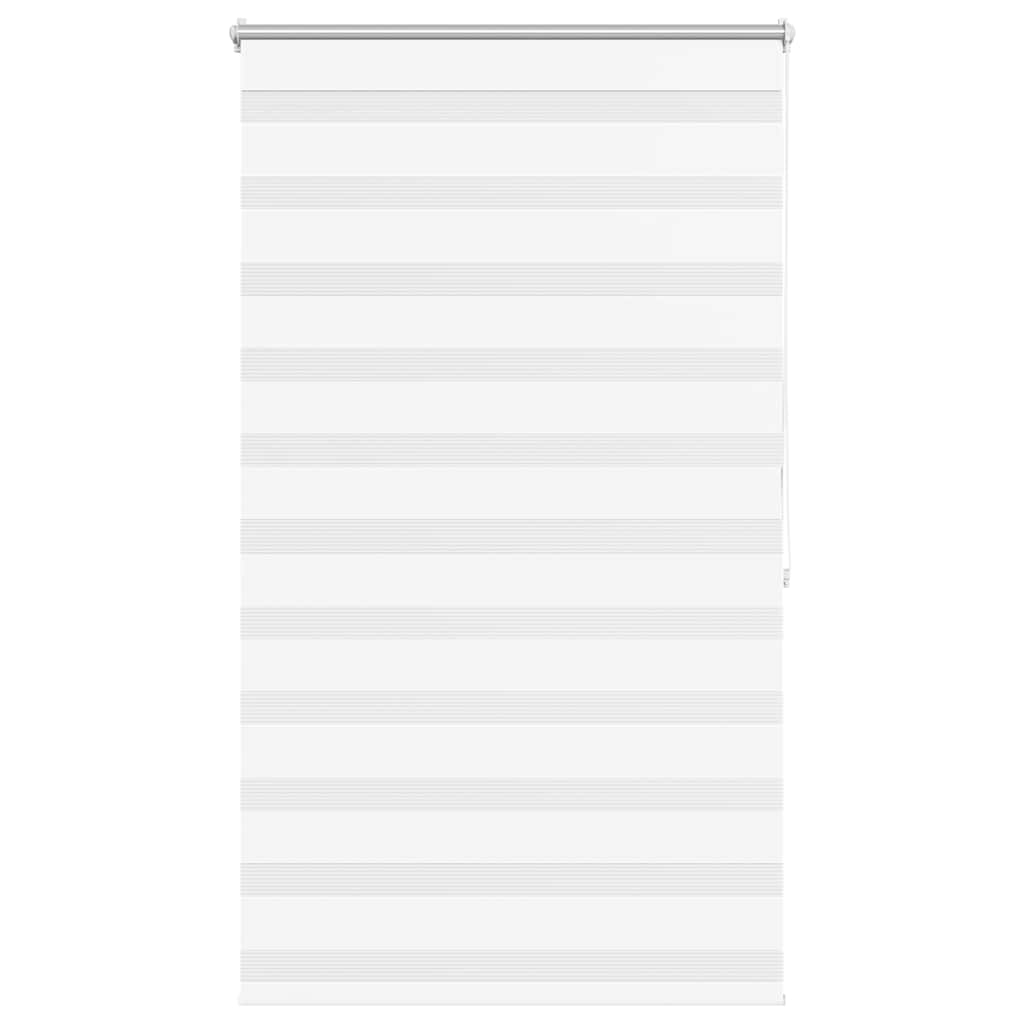 vidaXL Zebra blind 100,9x175 cm Fabric Width 96,7 cm white