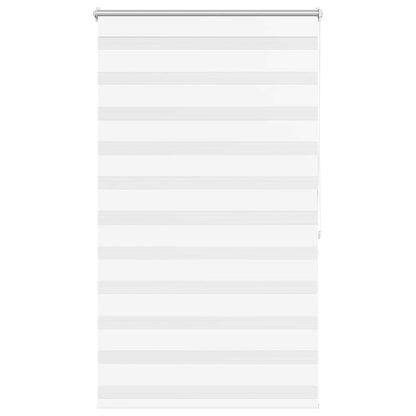 vidaXL Zebra blind 100,9x175 cm Fabric Width 96,7 cm white