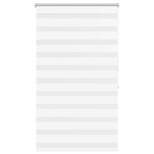 vidaXL Zebra blind 100,9x175 cm Fabric Width 96,7 cm white