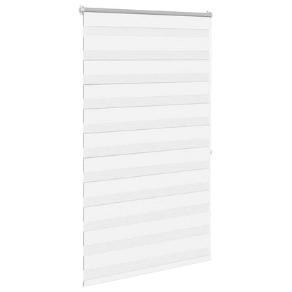 vidaXL Zebra blind 100,9x175 cm Fabric Width 96,7 cm white