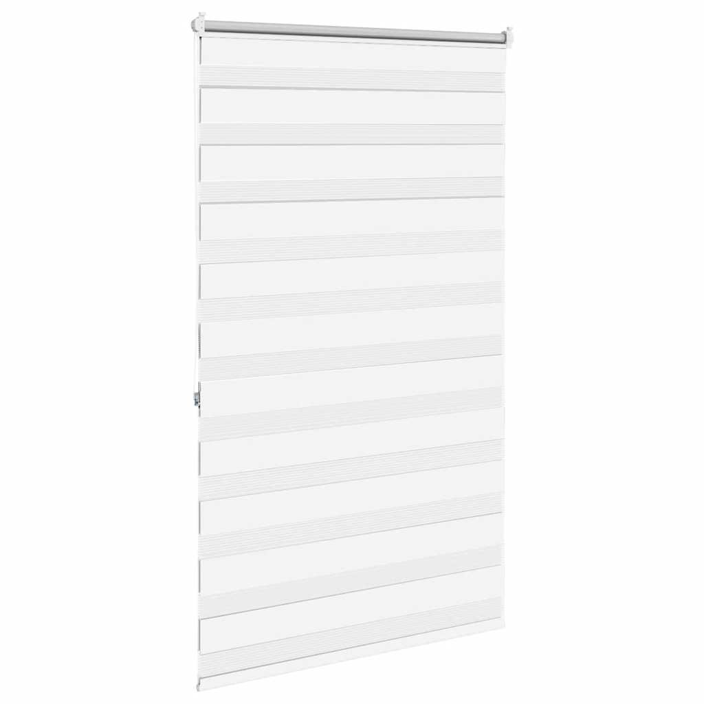 vidaXL Zebra blind 100,9x175 cm Fabric Width 96,7 cm white