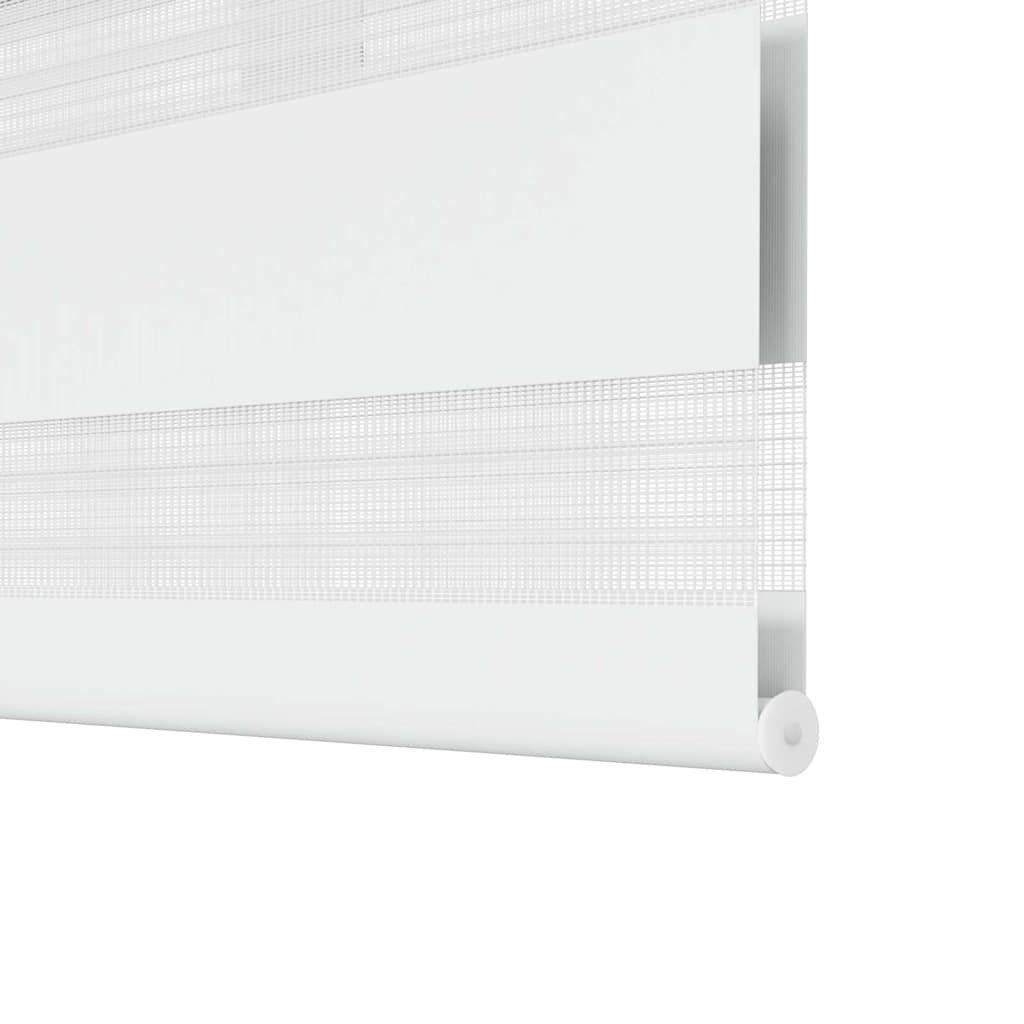 vidaXL Zebra blind 100,9x175 cm Fabric Width 96,7 cm white