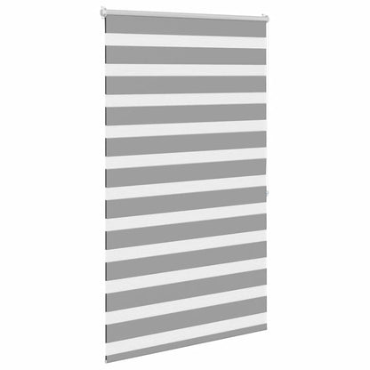 vidaXL Zebra blind 100,9x175 cm Fabric Width 96,7 cm grey