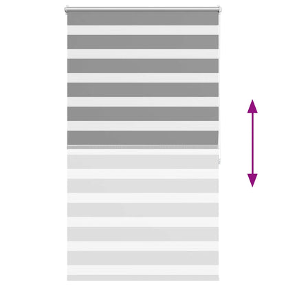 vidaXL Zebra blind 100,9x175 cm Fabric Width 96,7 cm grey