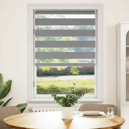 vidaXL Zebra blind 100,9x175 cm Fabric Width 96,7 cm grey