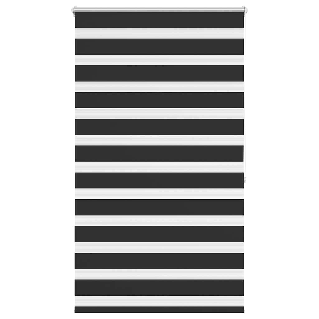 vidaXL Zebra blind 100.9x175 cm Fabric Width 96.7 cm black