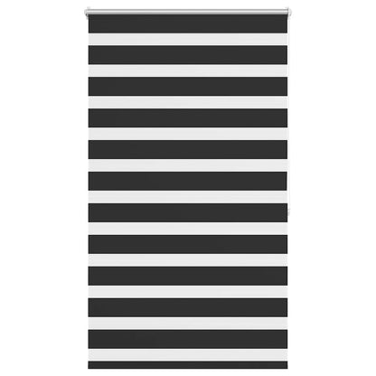 vidaXL Zebra blind 100.9x175 cm Fabric Width 96.7 cm black